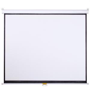 China 100 4:3 Manual Pull Down projection projector screen HD 3D TV home theater glass beaded on sale