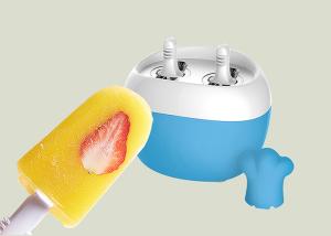 Non Electric Frozen Popsicle Maker Revolve Cap Design High Efficiency