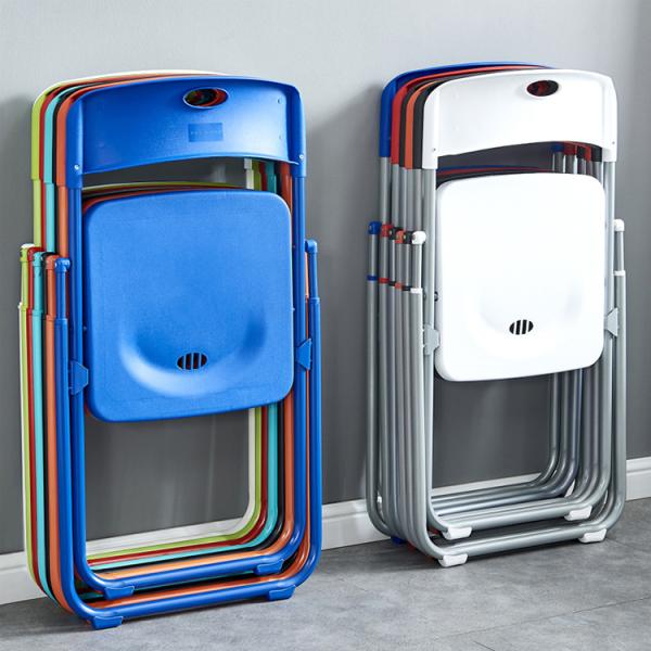 Office Building Stackable Folding Plastic Dining Chair 40*40*78cm for Banquet Events