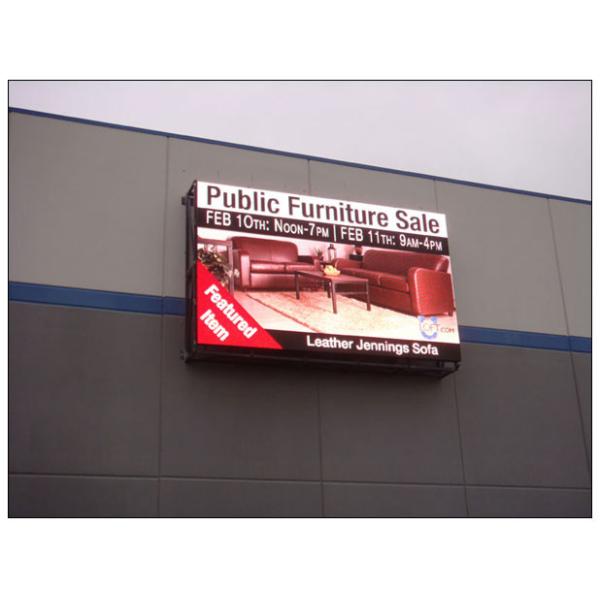 Super Slim Rgb P10 Led Display Module Lightweight 320 X 160mm Size