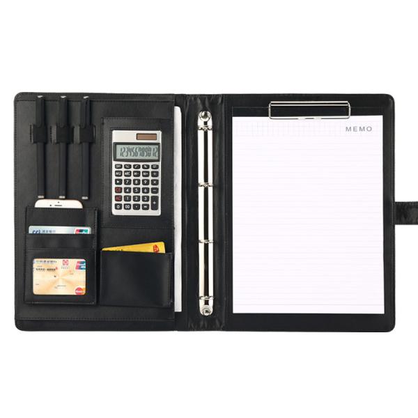 Quality Multipurpose Leather Binder Portfolio for sale