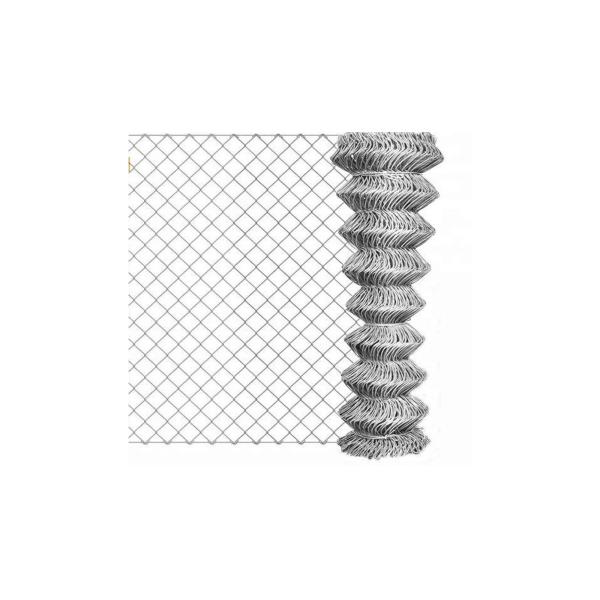 ISO9001 Diamond Chain Link Security Fence 40x40mm 50x50mm Highly Durable