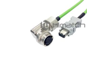 China Green Servo Motor Cable Bend Resistant Low Voltage Industrial Cable PUR Jacket on sale