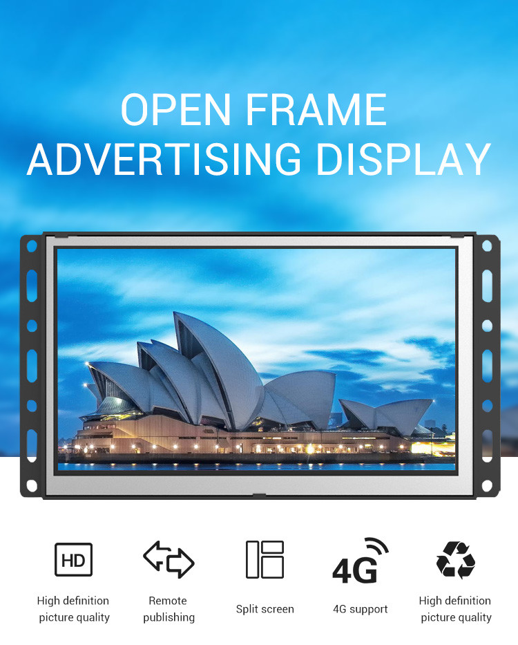 15.6" Interactive Digital Signage Touch Screen Android Display 1920x1080 Resolution WiFi Bluetooth Ethernet