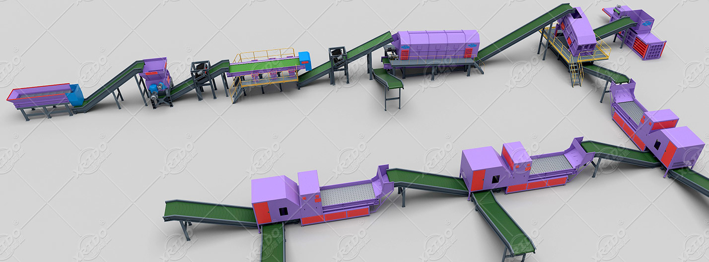 Optical Separator Optical Sorting Machine Automatic MSW Segregation Machine Robotic Arm Sorting Plant