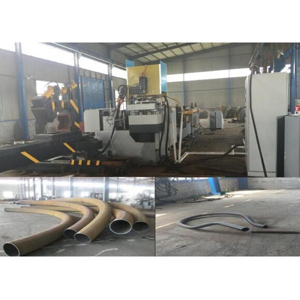 Induction Hot Heating Pipe Bending Machine 100 - 1000KW Power PLC Control