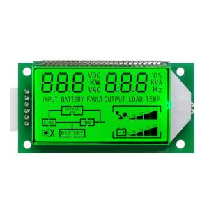 Wholesale Green Backlight TN LCD Module , inverter Ups Lcd Display 7 segment from china suppliers