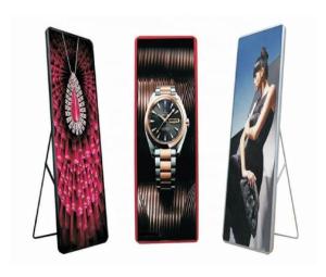 China Floor Standing Mounted 1R1G1B 12bit Poster LED Display on sale