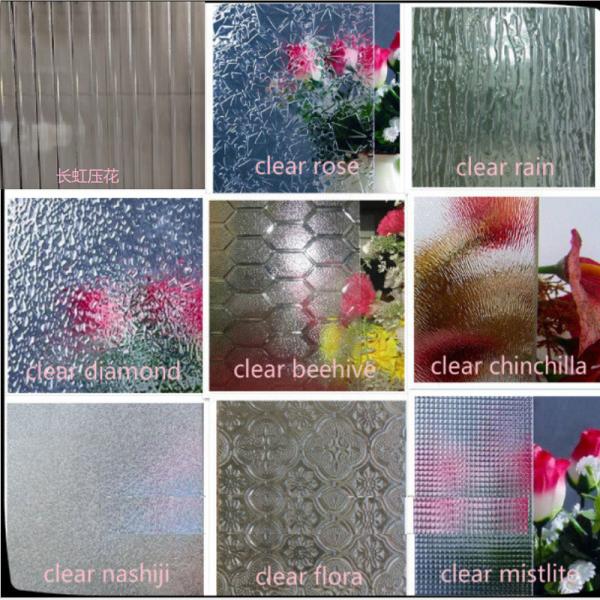 Printed Patterned Toughened Glass Clear Diamond Stable Color Anti Glare