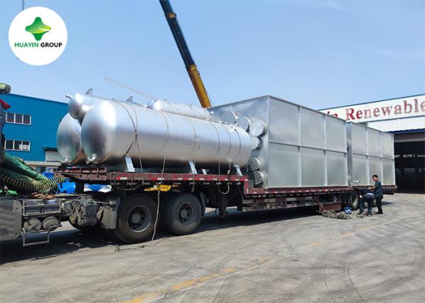 Quality 10 Ton Waste Tyre Oil To Diesel Refining Machine Energy Saving for sale