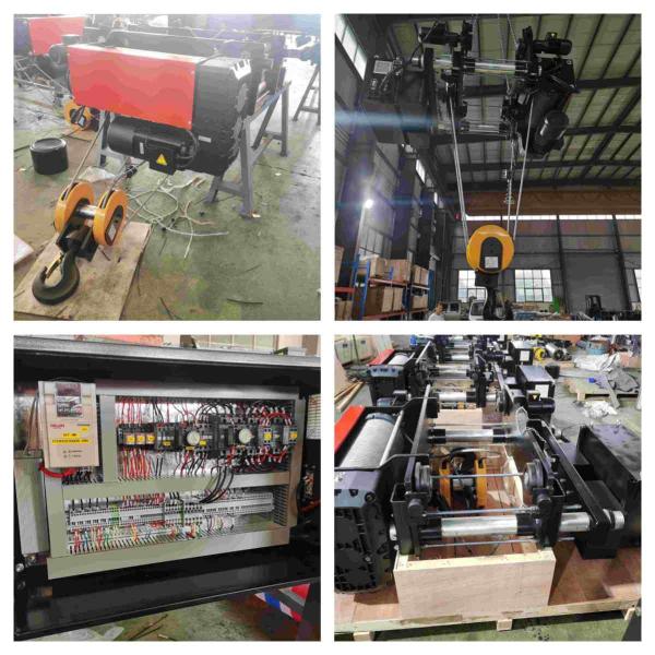 European Type Electric Remote Control C Track Single Girder Overhead Crane 5T 15T