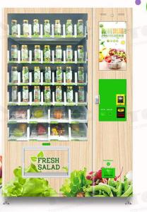 Wholesale Unmanned Service Automatic Fresh Salad Vending Machine With Lift System from china suppliers