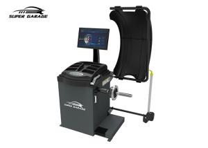Car Wheel Balancing Machine 200RPM With LCD Display / Laser Detection