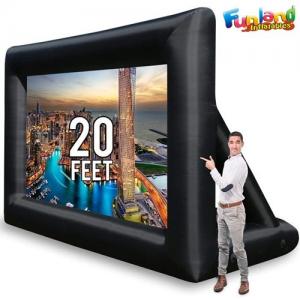 Wholesale 20ft Holiday Styling Blow Up TV Screen Inflatable Mega Cinema Projector Screen for Party​ from china suppliers