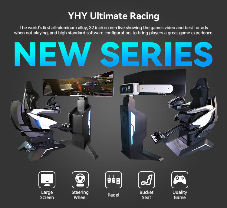 Professional 9D VR Simulator Set Dynamic Motion Drive Racing Car Simulator