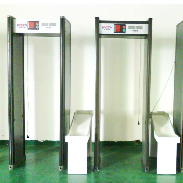 Quality 1 Zone Walkthrough Metal Detector With 4 Pair Infrared Detectors for sale