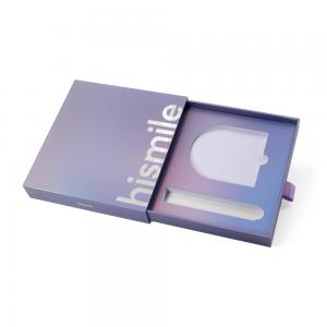 China Custom Luxury Gradient Denture Box Sliding Dental Tool Retainer Packaging Gift Box With Logo on sale
