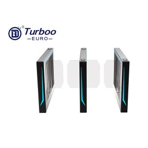 RS485 Swing Turnstile Gate Turboo Euro RFID Stainless Steel Turnstiles