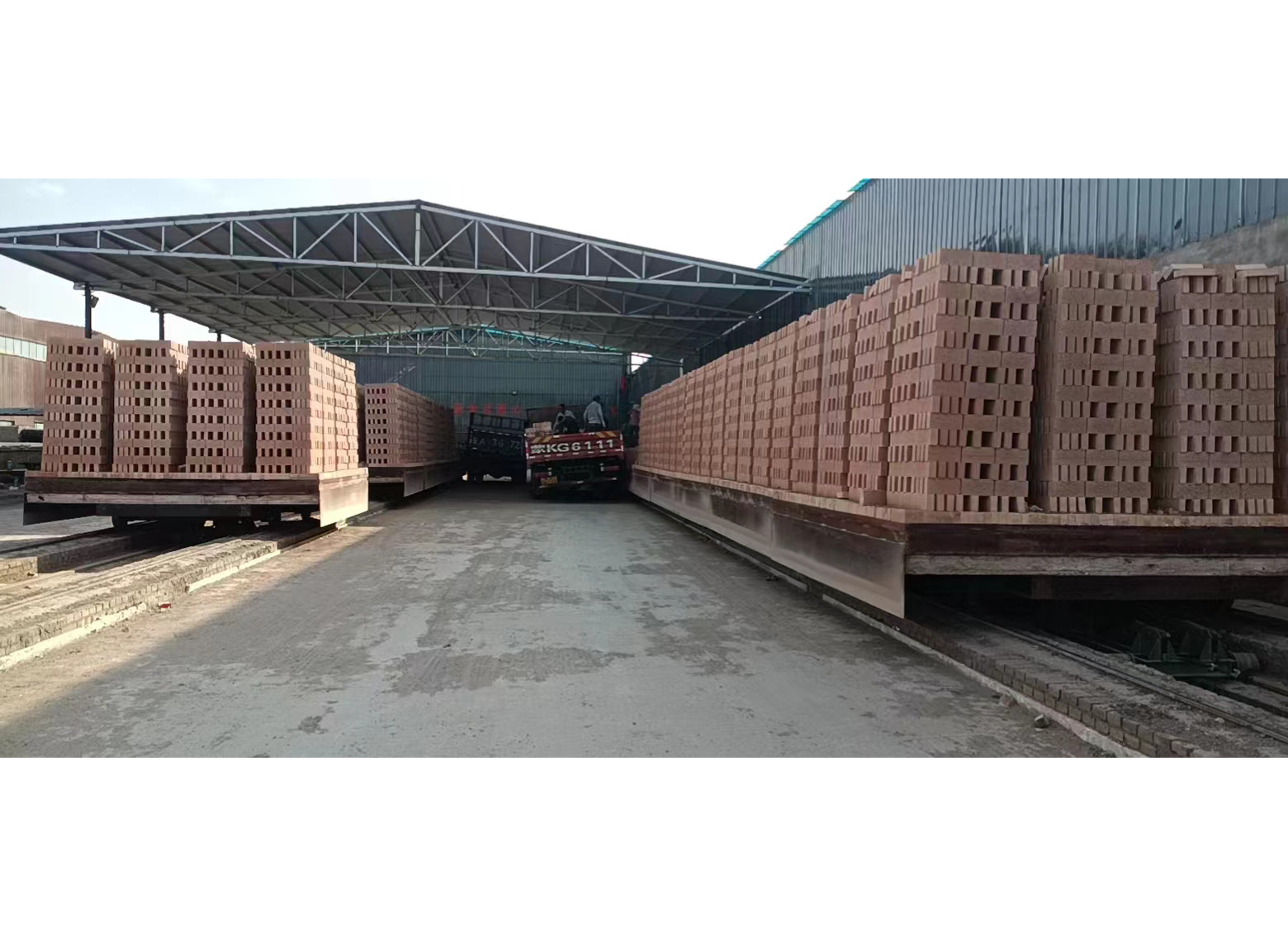 Large Cross Section Tunnel Kiln For Brick Production Line With Easy Operation