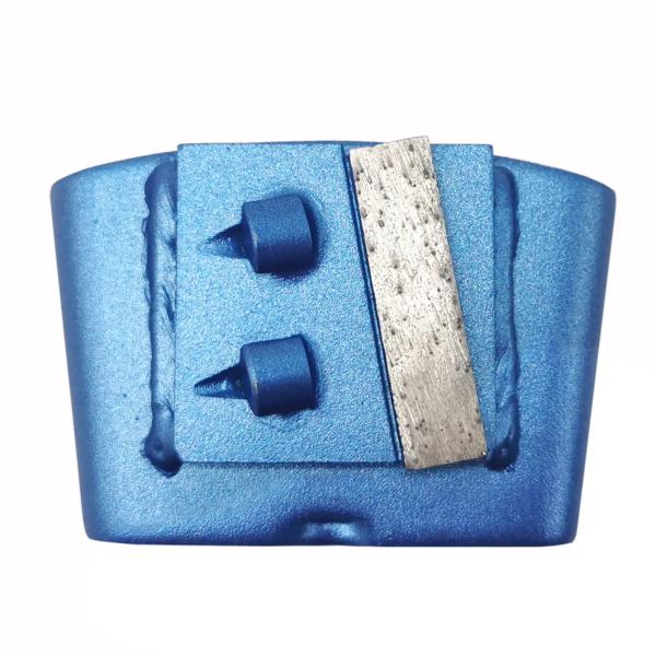 HTC EZ Change Slide On Double Mini PCDs Plus Protection Diamond Bar For Concrete Terrazzo Floor Preparation Coating Glue Mastic Removal