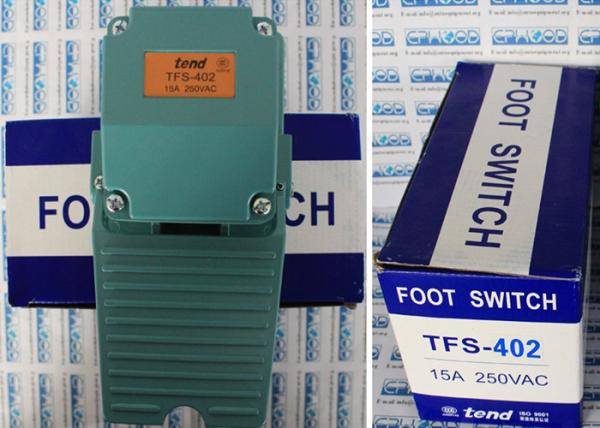 Quality Large Foot Tend Limit Switch With Plastics And Aluminium Cast Rind TFS-402 Foot Switch for sale