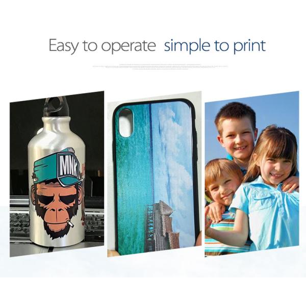 Smart Sensor DOMSEM UV Printing Machine 200 Watt For Phone Case / Glass / Leather