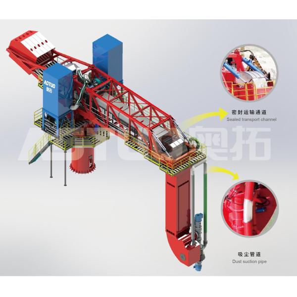 Spiral Material Removal Clinker Ship Loader Environmental Protection Equipment,