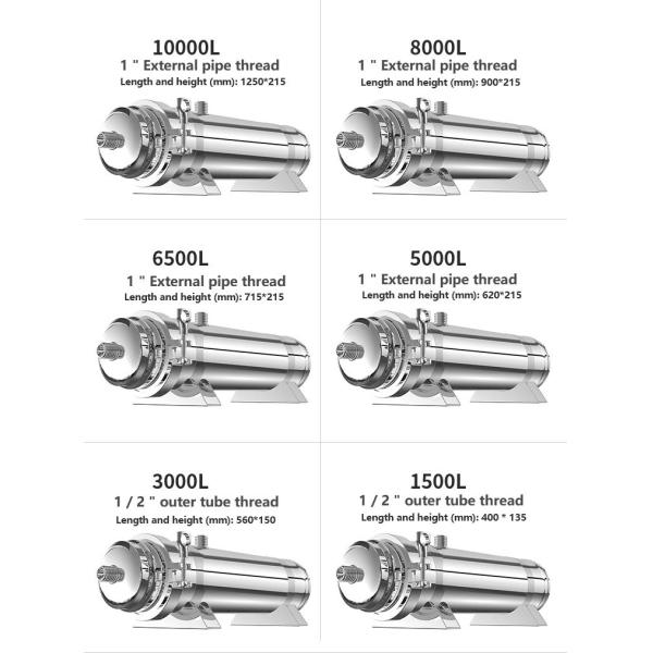 304 Stainless Steel Water Purifier Household Hotel Commercial Industrial 1500L-10000L