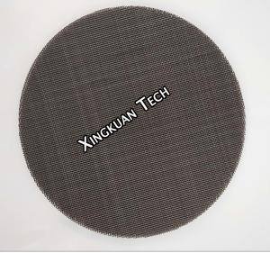 40mesh 60mesh 80mesh 100mesh Carbon Steel Wire Mesh Filters For Recycled Plastic