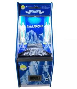 Upright Reusable Coin Drop Machine , Multifunctional Quarter Coin Pusher