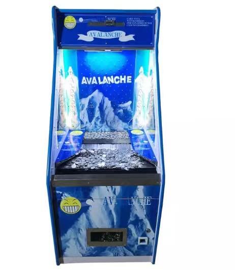 Quality Upright Reusable Coin Drop Machine , Multifunctional Quarter Coin Pusher for sale