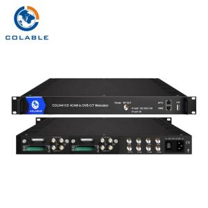 Wholesale Custom Tuner To RF Modulator , 4 CAM 8 CH Dvb S2 To Dvb T2 Transmodulator from china suppliers