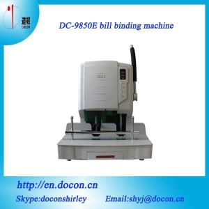 China DC-9850E semo-auto bill binding machine on sale