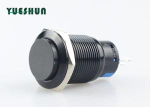 Latching Metal Push Button Switch , 3 Pin Automotive Push Button Switches
