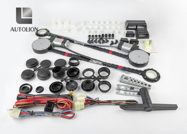 Quality Long Life Car Security System Universal Power Window Kit 2 Door With Switches And Harness for sale