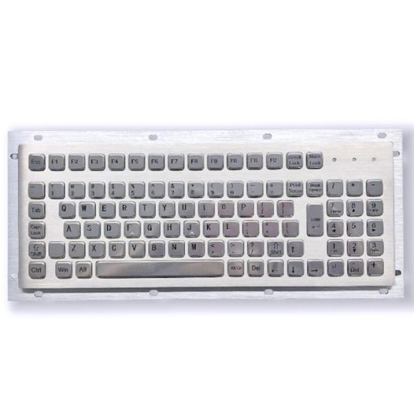 SUS304 Stainless Steel Panel Mount Keyboard Industrial Keyboard IP65 waterproof KIOSK