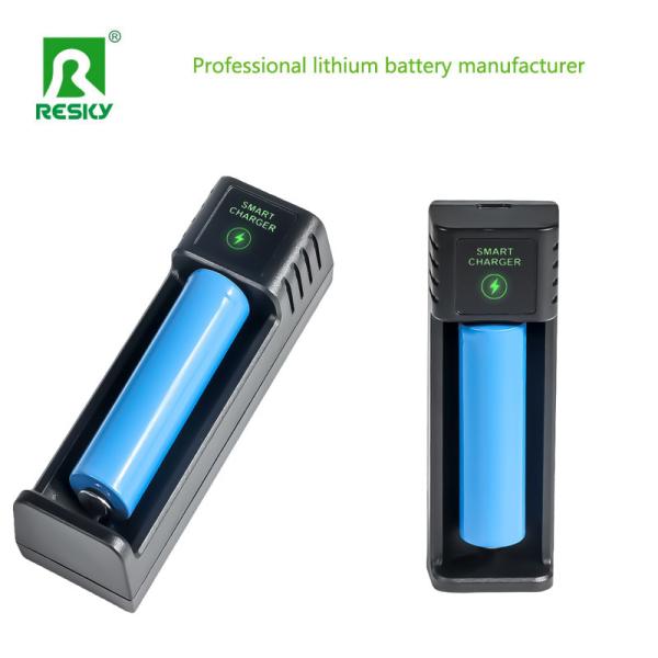 18650 26650 21700 Li-ion Battery USB Charger Single Slot Smart Rechargeable 4.2V