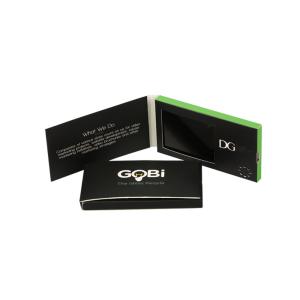 Small LCD Video Business Cards 2.4 Inch Magnetic Control 128MB-16GB Memory