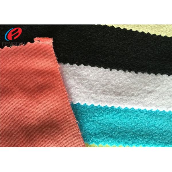 Curly Brushed Velvet Polyester Tricot Knit Fabric For Breast Feeding Pillow