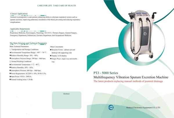Quality Multi-frequency vibration Sputum Excretion Machine for sale