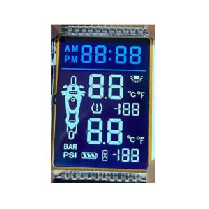 Wholesale Reflection 6 Digit 7 Segment Lcd Display , TN Positive Small Lcd Module from china suppliers