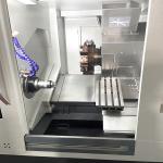 4 Axis C Axis Turn And Mill Machine Horizontal Slant Bed Lathe