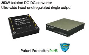 Wholesale 350W isolated DC-DC converter Ultra-wide input and regulated single output from china suppliers