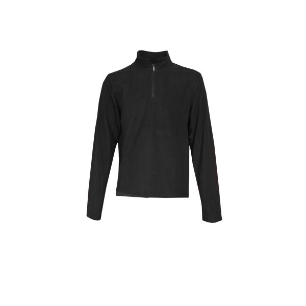 185 GSM Polyester 100% Polar Fleece Black Men Fall And Winter Jacket