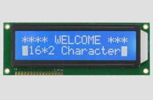 Wholesale Large Size 16 2 Character LCD Display LCX1602M Blue / STN / Negative / Transparency from china suppliers
