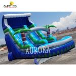 Strong PVC Custom Inflatable Slide With Obstacle Course For Events
