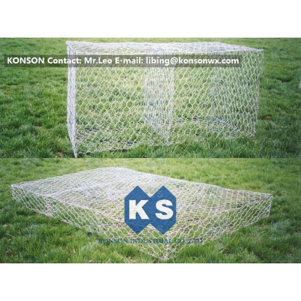 Heavy Galvanized Welded Gabion Baskets And Mattress For Protection Project