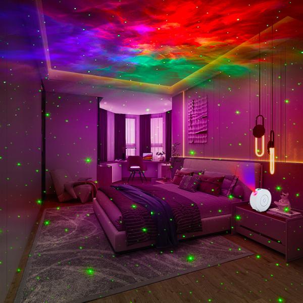 Durable 5W Smart Night Light Projector , RGB Smart WiFi Galaxy Star Light Projector