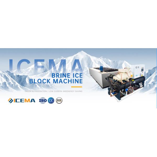 600 KG Customized Industrial Ice Block Ice Making Machine for Energy Mining Operation