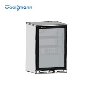 Beverage Counter Backbar Cooler LED Control Cold Under Bottle Fridge
